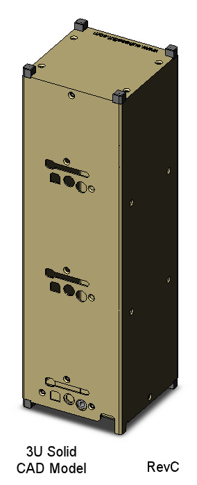 CubeSat Kit solid-wall 3U CAD model